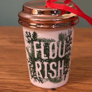 STARBUCKS FLOURISH ORNAMENT BRAND NEW NEVER USED